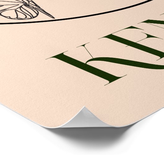 ボホボヘミア抽象芸術ミニマルスタイルポスター ポスター (角)