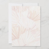 ボホボヘミア100素晴らしいレディース100th誕生日 招待状 (裏面)