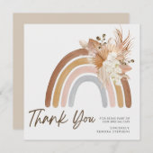 ボホポンパスグラスミュートレインボーサンキューカード サンキューカード (正面/裏面)