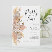 ボホポンパスグラス誕生日招待状For Any Age 招待状 (スタンド正面)