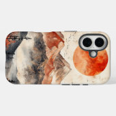 ボホマウンテンサンライズフォンケース Case-Mate iPhoneケース (裏面 (横))