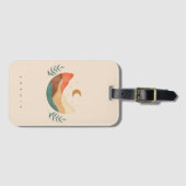 ボホマウンテンデザインとモノグラム荷物タグ ラゲッジタグ (正面横)