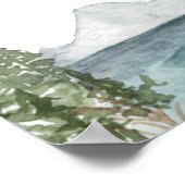 ボホマウンテンレイクアドベンチャーベビーシャワー ポスター (角)