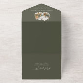 ボホマウンテン結婚ズオールインワン招待状 オールインワン招待状 (外側)