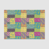 ボホマクシマリストパッチワークキルトかわいらしフローラ 薄葉紙 (正面)