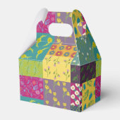 ボホマクシマリストパッチワーク結婚キルト フェイバーボックス (裏面サイド)