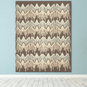 ボホマクラメ絵を描ズドードルアート キャンバスプリント (インサイチュ (ウッドフロア))