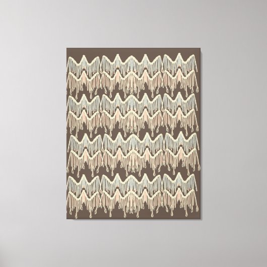 ボホマクラメ絵を描ズドードルアート キャンバスプリント (正面)