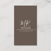 ボホマクレームアーティスト手作りアートデザイナー 名刺 (裏面)