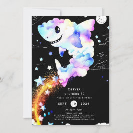 ボホマジカルマリンシャーク誕生日 招待状