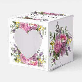 ボホマゼンタパープルピンクマウヴフローラ結婚ズ フェイバーボックス