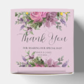 ボホマゼンタパープルピンクマウヴフローラ結婚ズ フェイバーボックス (上部)