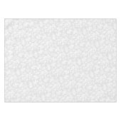 ボホマティス植物形模様グレーホワイト テーブルクロス (正面(横))