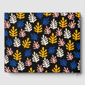 ボホマティッセボタニカルブルーカスタムベビーシャワー ゲストブック (裏面)