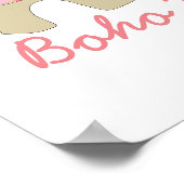 ボホマピンク象 ポスター (角)