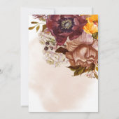 ボホマルサラクレー&イエローブーケブライダルブランチ 招待状 (裏面)