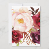 ボホマルサラダーク牡丹フローラ80誕生日 招待状 (裏面)