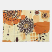 ボホマンダラオータム素朴フローラ キッチンタオル (横)