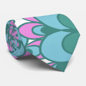 ボホマンダラフラワーカラフルレトロGroovyパターン ネクタイ (ロール)