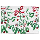 ボホミスタントウの水色モノグラムの ラージペーパーバッグ (裏面)