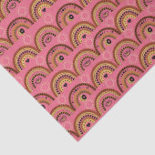 ボホミスティックアイレインボーバラ背景 薄葉紙 (詳細)