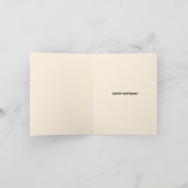 ボホミスティックサン誕生日 カード (内部)