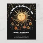 ボホミスティックサン16th誕生日招待状 (正面)