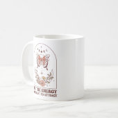 ボホミスティックバタフライフローラ コーヒーマグカップ (正面左)