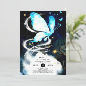 ボホミスティックバタフライ誕生日 招待状 (スタンド正面)