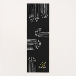 ボホミッドセンチュリーシックレインボーモノグラム ヨガマット