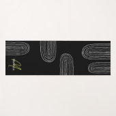 ボホミッドセンチュリーシックレインボーモノグラム ヨガマット (正面(横))