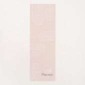 ボホミッドセンチュリーシックレインボーモノグラム ヨガマット (正面)