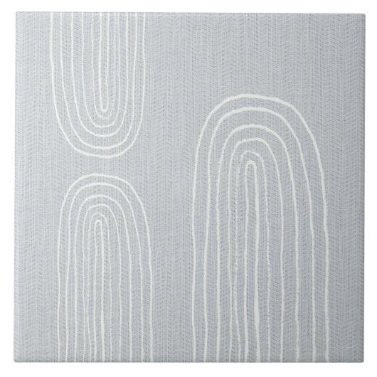 ボホミッドセンチュリーシックレインボー タイル (正面)