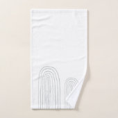 ボホミッドセンチュリーシックレインボー バスタオルセット (ハンドタオル)