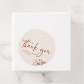 ボホミニマリストブーケテラコッタサンキュー フェイバータグ (インサイチュ)