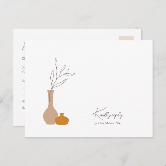 ボホミニマリストヴァース | 曲のリクエスト+食事の選択 ポストカード (正面/裏面)