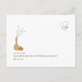 ボホミニマリストヴァース | 食事の選択RSVP ポストカード (正面)