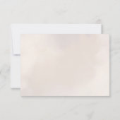 ボホミニマリスト植物学結婚フローラ 出欠カード (裏面)