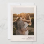 ボホミニマリスト植物学結婚フローラ 招待状 (裏面)