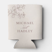 ボホミニマリスト植物学結婚フローラ 缶クーラー (裏面)