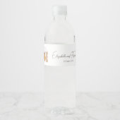 ボホミニマリスト結婚ヴァース ペットボトルラベル (正面)