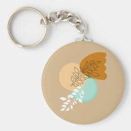 ボホミニマリスト葉 キーホルダー