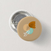 ボホミニマリスト葉 缶バッジ (正面&裏面)