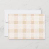 ボホミニマリスト西結婚砂漠 出欠カード (裏面)