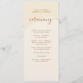 ボホミニマルオータムトーン結婚ズ プログラム (正面)