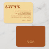 ボホミニマルギフト詳細エンクロージャカー結婚ド エンクロージャーカード (正面/裏面)