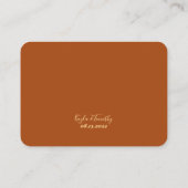 ボホミニマルギフト詳細エンクロージャカー結婚ド エンクロージャーカード (裏面)