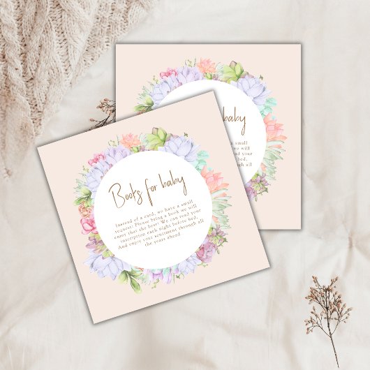 ボホミニマルサボテン砂漠の本 エンクロージャーカード