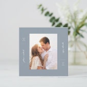 ボホミニマルセーブ・ザ・デート案内カード 招待状 (スタンド正面)