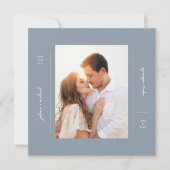 ボホミニマルセーブ・ザ・デート案内カード 招待状 (正面)